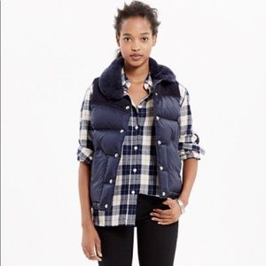 Penfield Rockwool Navy Vest
